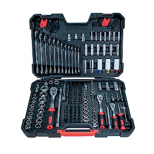 JOGO DE FERRAMENTAS CRV MASTER 178 PECAS PARA OFICINAS - 0699940001 - SIGMA TOOLS