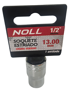 SOQUETE ESTRIADO 13MM X 1/2 - 405,0025 - NOLL
