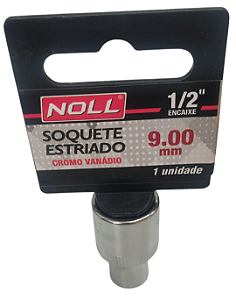 SOQUETE ESTRIADO 9MM X 1/2 - 405,0021 - NOLL