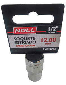 SOQUETE ESTRIADO 12MM X 1/2 - 405,0024 - NOLL