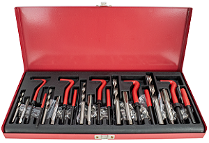 KIT ROSCA POSTICA (M05 - M12) HELICOIL - 131 PECAS - 0699940029 - SIGMA TOOLS