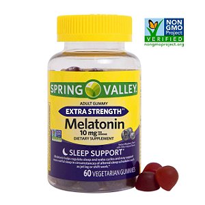 Melatonina 10mg - 60 Gomas SPRING VALLEY