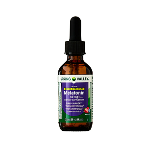 Melatonina Liquida 10mg - 59ml FORÇA EXTRA SPRING VALLEY