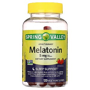 Melatonina 5mg - 120 Gomas SPRING VALLEY