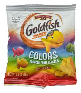Bolacha Goldfish Colors 28g, Cheddar - Importado Dos Eua