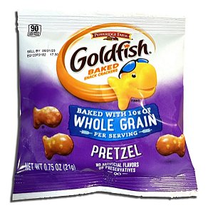 Bolacha Goldfish Pretzel 28g - Importado Dos Eua
