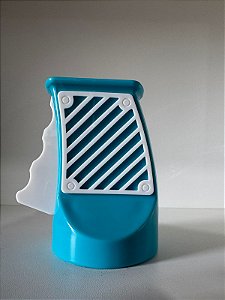 Abridor de Latas Impresso em 3d, Abridor de Latas Com Uma Mão - Azul Turquesa Com Branco