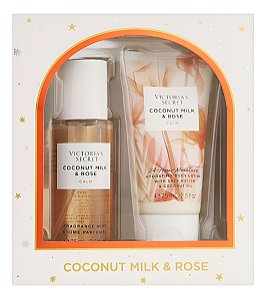 Kit Coconut Milk E Rose Victoria's Secret Body + Creme 75ml