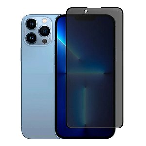 Película de Privacidade Vidro 3D Tela Toda Para iPhone 13 Pro Max
