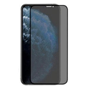 Película de Privacidade Vidro 3D Tela Toda Para iPhone 11 Pro / X / XS