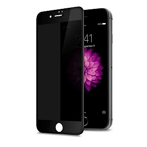 Película de Privacidade Vidro 3D Tela Toda Para iPhone 7/8 Preto