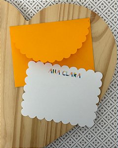 Cartão Escalope Personalizado