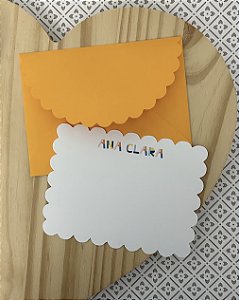 Cartão Escalope Personalizado