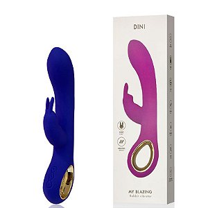 VIBRADOR RECARREGÁVEL PONTO G COM ALÇA METALIZADA E 10 MODOS DE VIBRAÇÃO