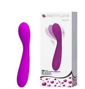 VIBRADOR PONTO G RECARREGÁVEL - PRETTY LOVE NIGEL