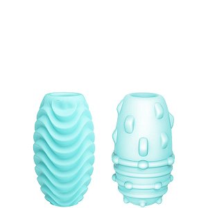 MASTURBADOR MASCULINO COM TEXTURA INTERNA LOVE PASSIONA DOUBLE SIDED - PRETTY LOVE