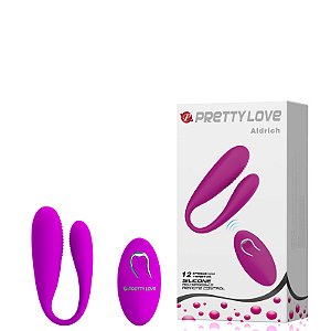 VIBRADOR PARA CASAL 12 VIBRAÇÕES E CONTROLE WIRELESS ALDRICH