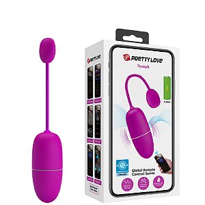 VIBRADOR CAPSULA RECARREGAVEL C/ CONTROLE VIA APP LOVE NYMPH
