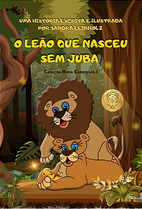 Livro "O leão que nasceu sem juba"