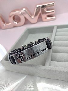 Pulseira Masculina Jesus é o Caminho