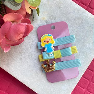 Trio de Presilhas (bico de pato) Infantil - Modelo 4