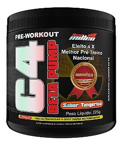 Suplemento Em Pó New Millen  C4 Beta Pump Sabor  Tangerina Em Pote De 225g