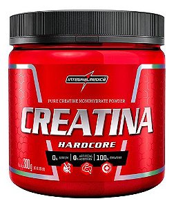 Suplemento Em Pó Integralmédica  Hardcore Creatina Hardcore Creatina Creatina Hardcore Sabor  Neutro Em Pote De 300g