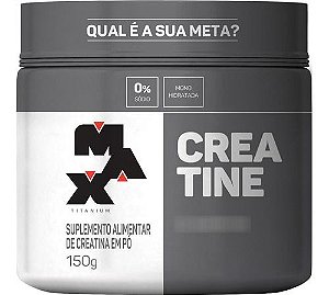 Suplemento Em Pó Max Titanium  Creatine Creatina Monohidratada Creatine Em Pote De 150g