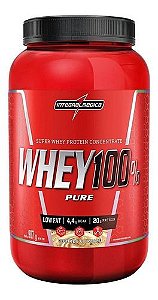 Suplemento Em Pó Integralmédica  Whey 100% Pure Proteínas Whey 100% Pure Sabor  Cookies & Cream Em Pote De 900g