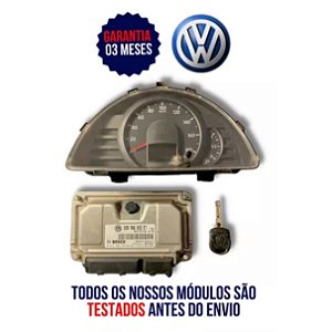 Kit Modulo Injeção Vw Gol 1.0 030906032 ET Me7530 Original