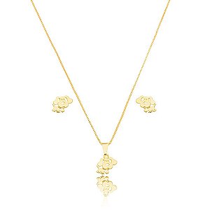Conjunto Dourado Dog Petit
