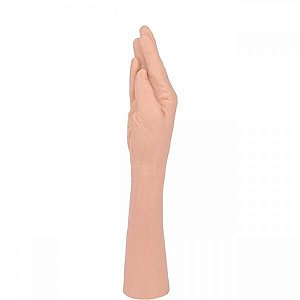 Penetrador mão esticada Fisting ou handballing 40 x 6cm Bege