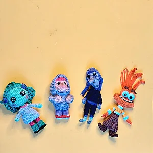 Divertidamente 2 - Bonecos Amigurumi