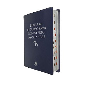 Bíblia De Recursos Para o Ministério Com Crianças - Azul