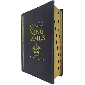Bíblia De Estudo King James Atualizada Grande Preta Índice