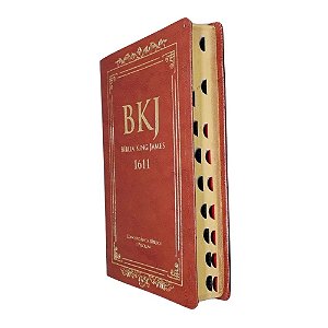 Bíblia King James 1611 Concordância Standard - Marrom - Bv