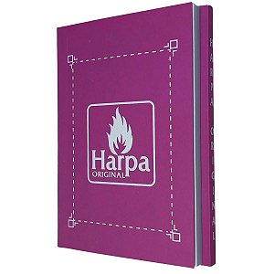 Harpa Original 640 Hinos Com Corinhos Capa Rosa 10x15 + Brinde