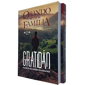 Orando em Família Devocional Meditações Diárias Gratidão - GRANDE