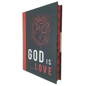 Bíblia NVT God is Love Capa Dura Índice Lateral - Mundo Cristão
