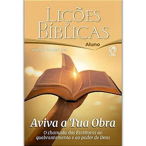 Revista Lições Bíblicas 1° Trimestre - Aluno