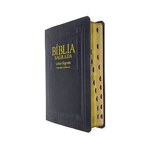 Bíblia Sagrada Letra Gigante RA Com Notas e Referências Sbb