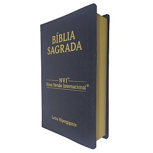 Bíblia NVI Capa Luxo Coverbook Preta Letra Hipergigante - CPP