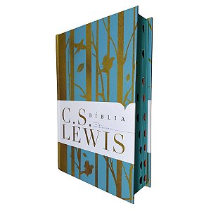 Bíblia C. S. Lewis NVI Capa Dura Verde Índice Lateral