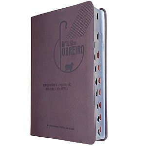 Bíblia do Obreiro Com Índice Letras Vermelha | Marrom | Sbb