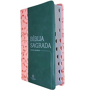 Bíblia Sagrada Nvi Feminina Letra Grande Verde Com Índice