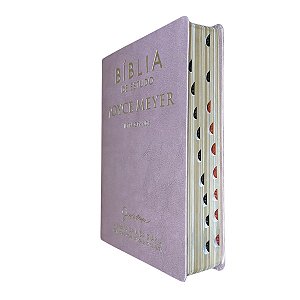 Bíblia de Estudo Joyce Meyer | Rosa | Letra Grande | Índice