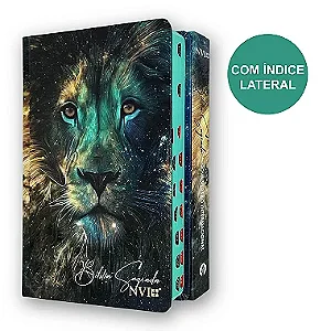 Bíblia NVI Leão Estrelas Grande | Capa Dura Índice | Pão Diario