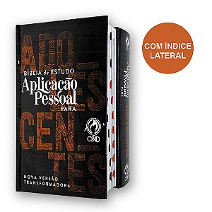 Biblia de Estudo Aplicação Pessoal para Adolescentes| Capa Dura | NVT |  Laranja