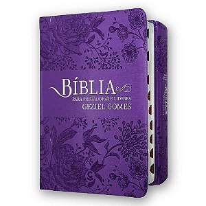 Bíblia Para Pregadoras e Líderes Lilás ARC Geziel Gomes