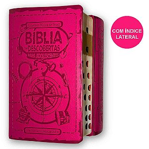 A Bíblia Das Descobertas Para Adolescentes  Rosa- Sbb